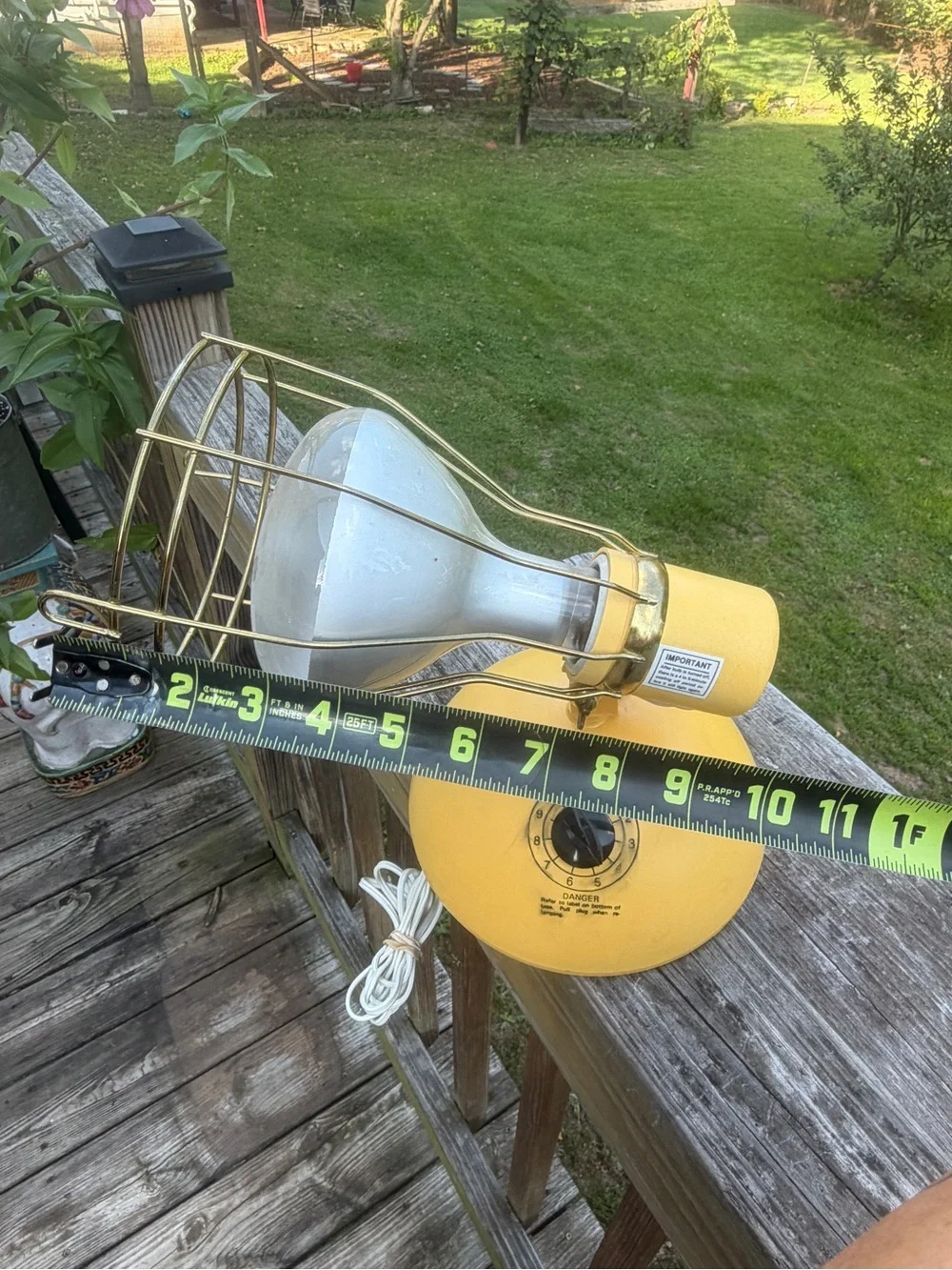 Vintage 1980's GE General Electric Deluxe Time-A-Tan Sun Lamp w/Timer